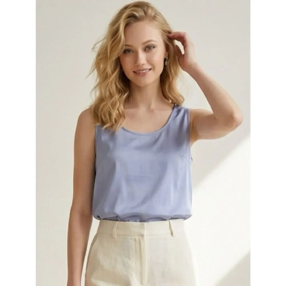 EUC Catherine’s Plus Size Lavender Sleeveless Blouse Layering Top- Size 0X 14/16 - Picture 1 of 7